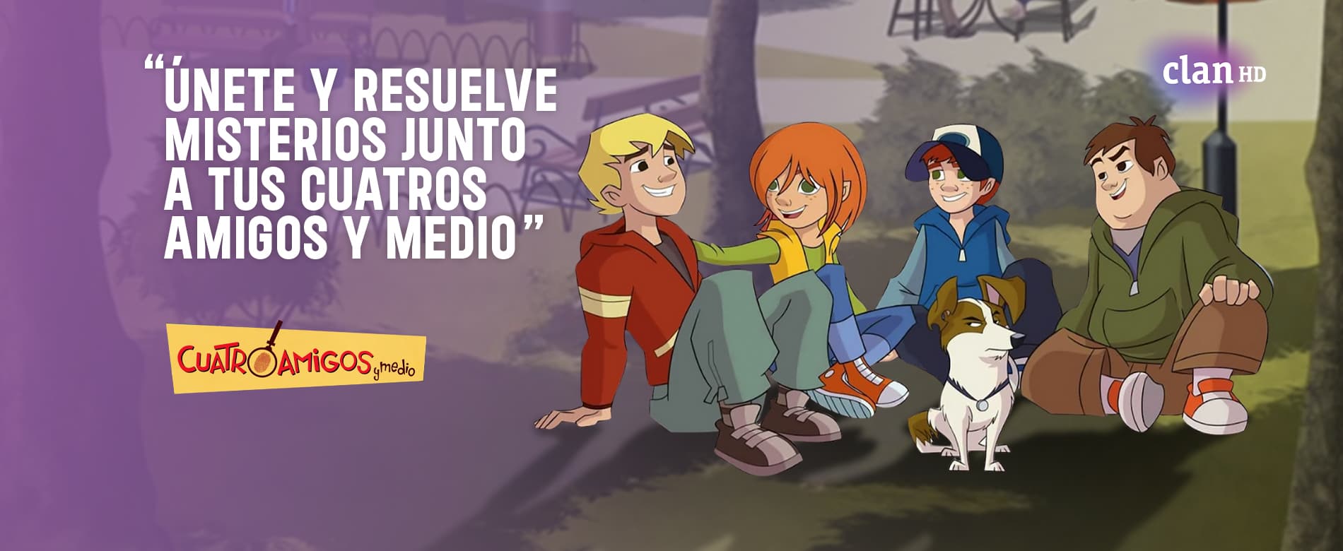 CUATRO AMIGOS Y MEDIO - Banner